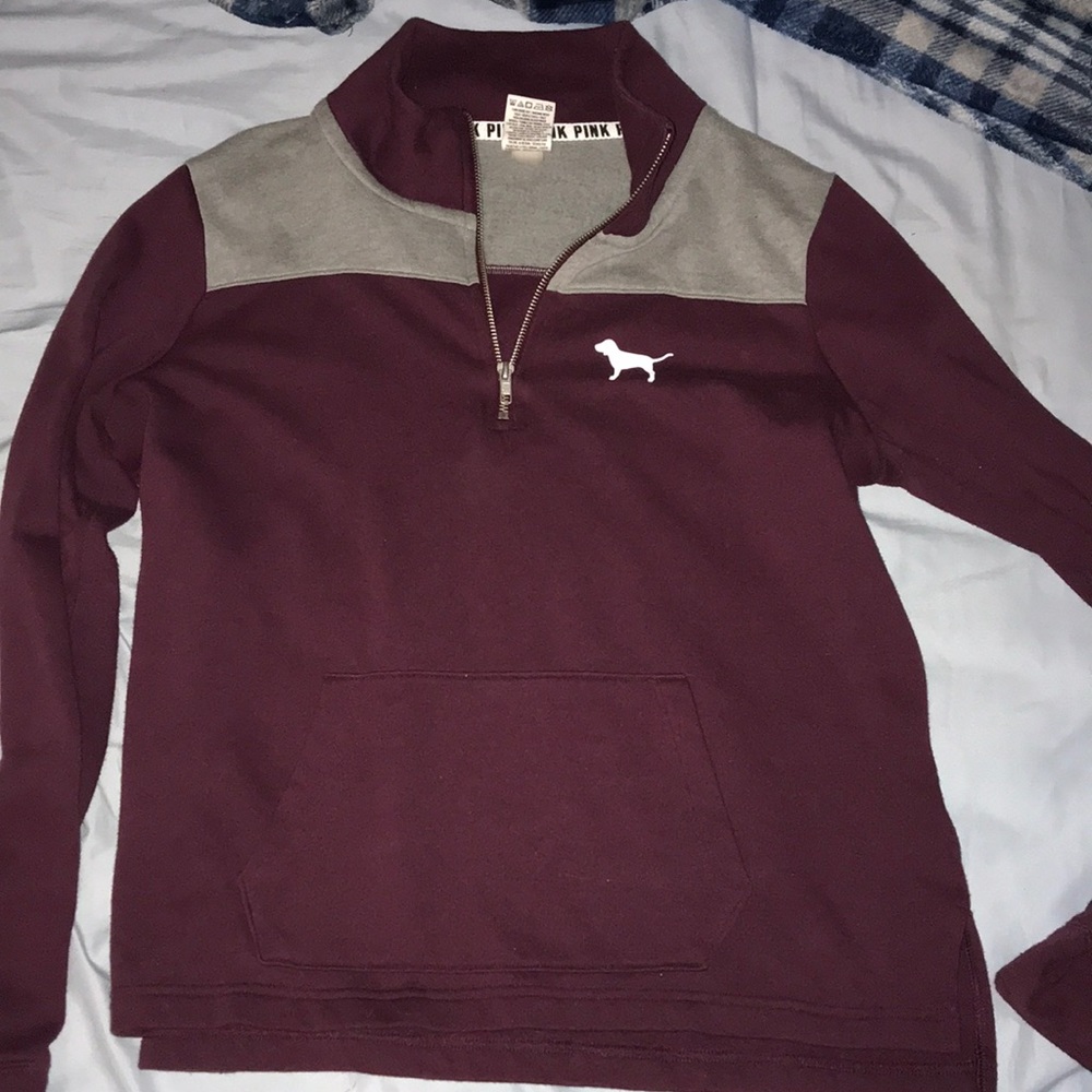 Victoria’s Secret PINK Quarter Zip sweater